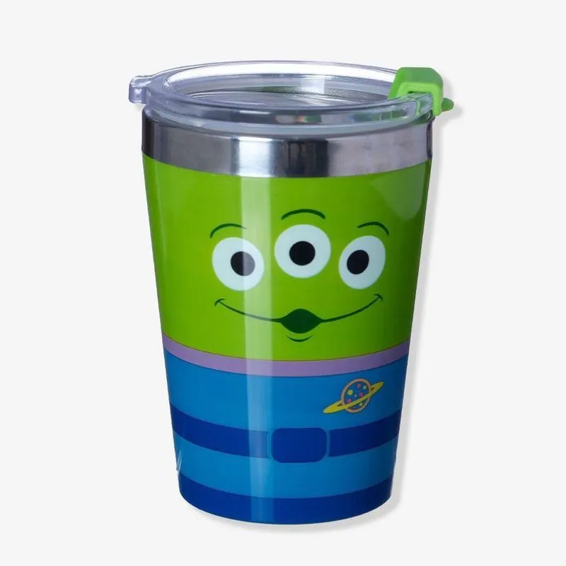 Copo Aço Inox 300ml Toy Story Aliens Parede Dupla Térmica