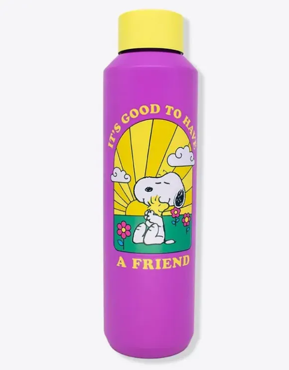 GARRAFA ACQUA 600ML SNOOPY E FRIENDS - Manaia Presentes