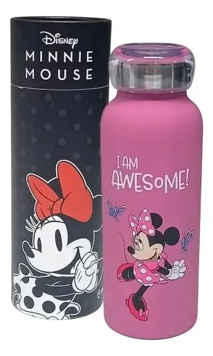GARRAFA BUBBLE 500ML MINNIE - Manaia Presentes