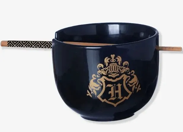 BOWL C/HASHI 500ML HOGWARTS - Manaia Presentes