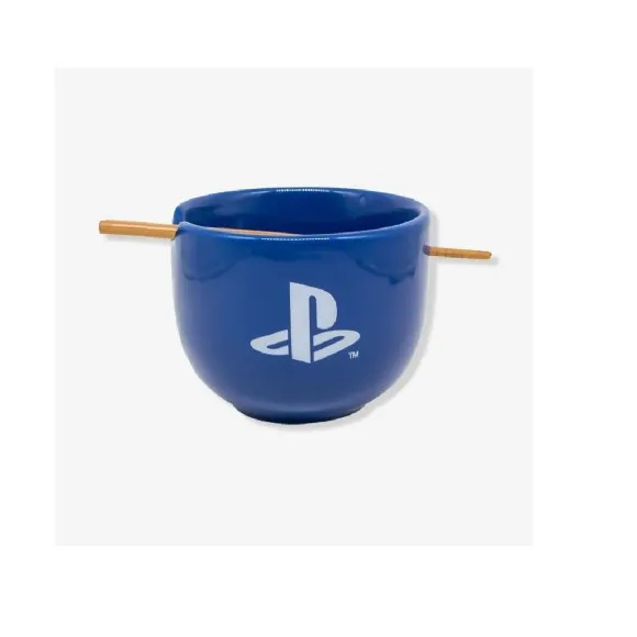 BOWL C/HASHI 500ML PLAYSTATION - Manaia Presentes