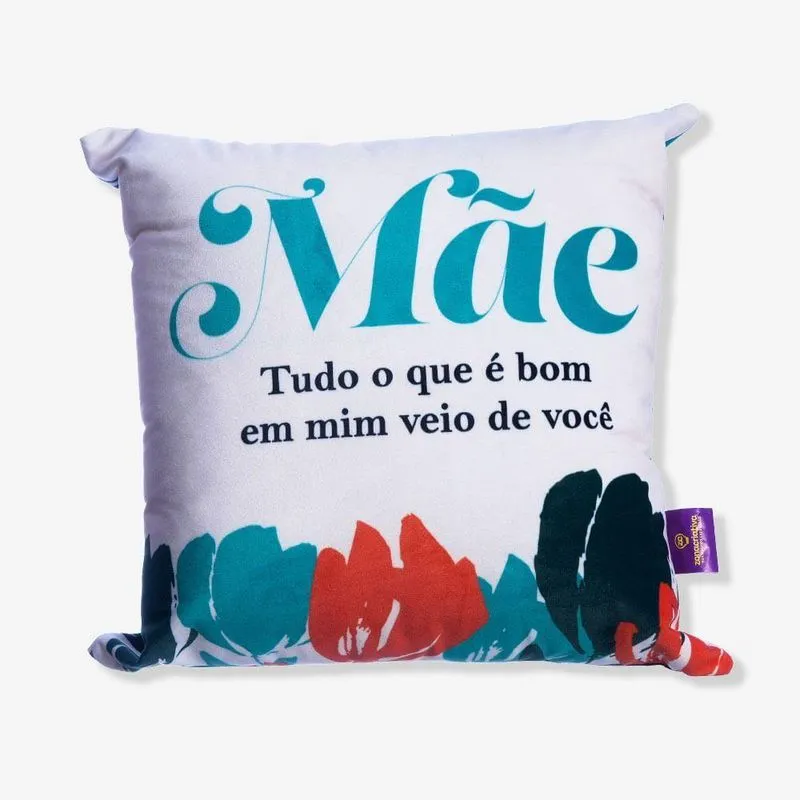 Almofada 40x40 Mãe Pintura Zonacriativa