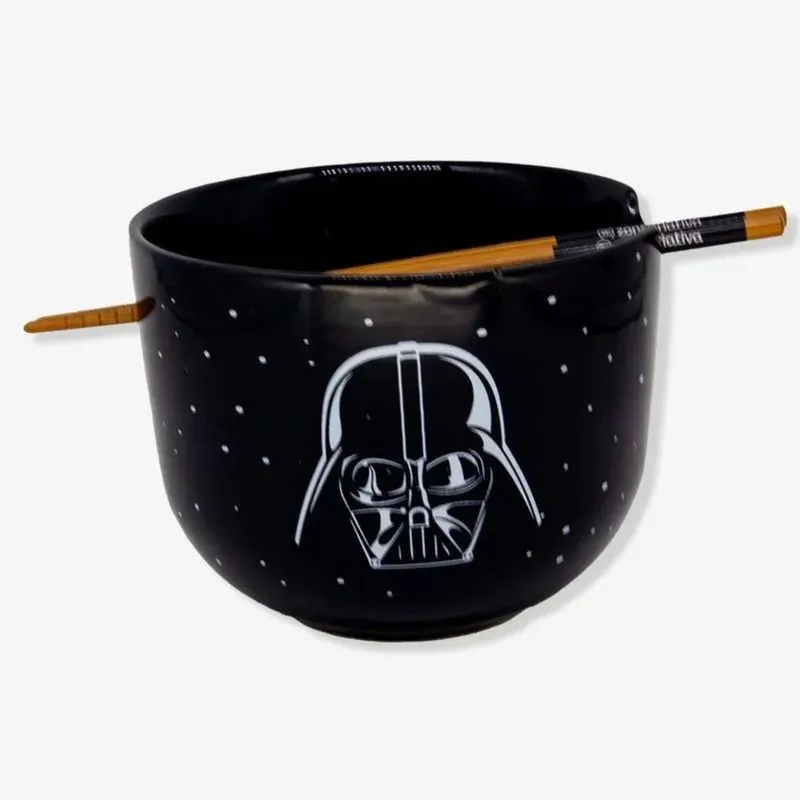 Bowl + Hashi Star Wars Darth Vader 500Ml Zona Criativa