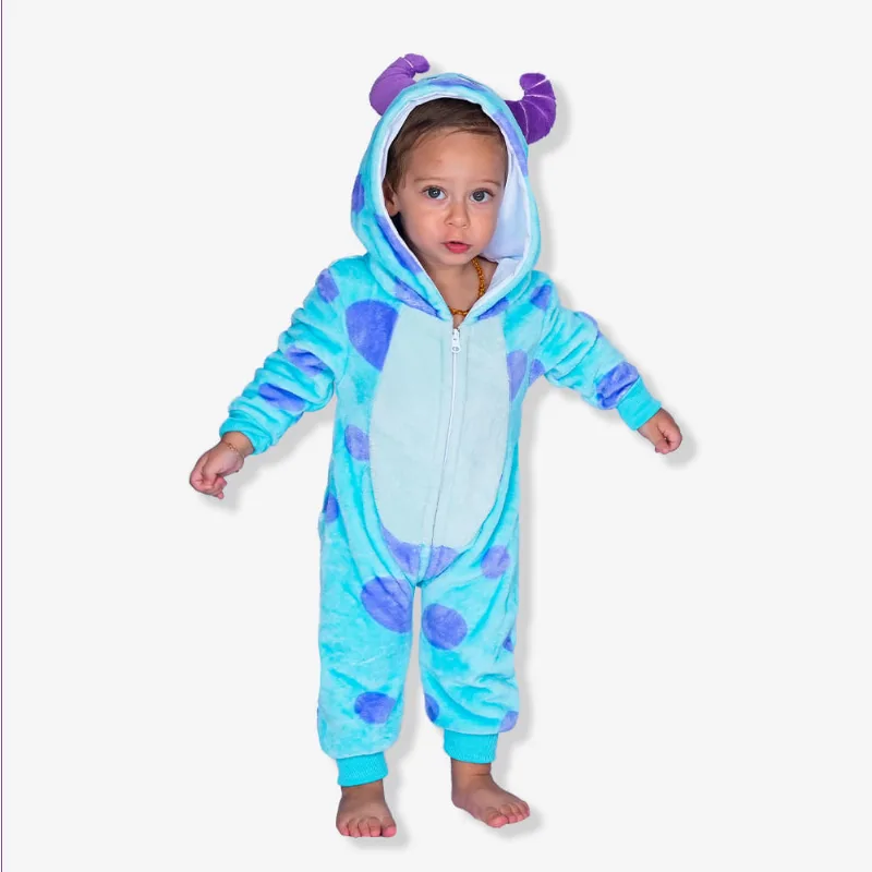 Macacão Kigurumi Baby Sullivan 2 Anos Monstros SA – Disney