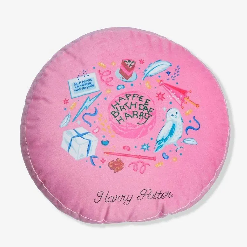 Almofada Formato Happy Birthday Harry Potter