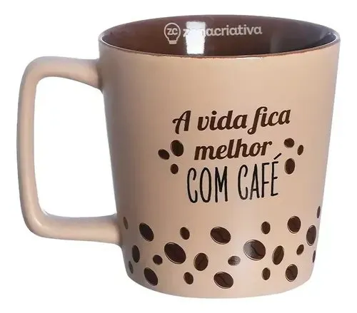 CANECA BUCK 400ML CAFE - Manaia Presentes