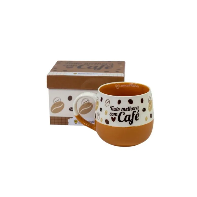 Caneca Zonacriativa Maggie Café 400ml CANECA ZONACRIATIVA 400ML CAFE MAGGIE