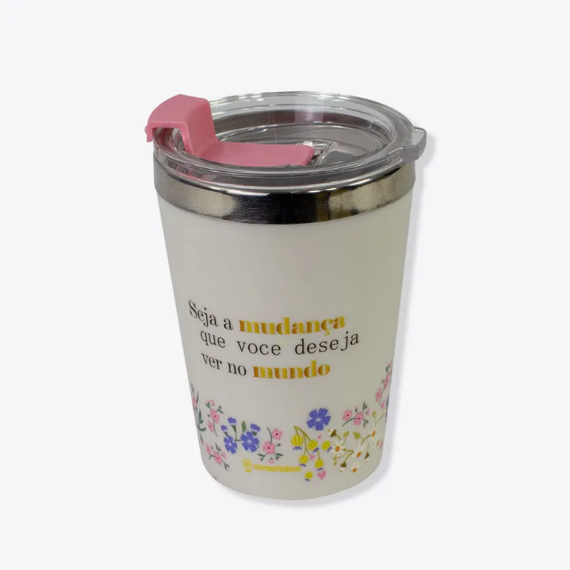 Copo Snap Floral – Zonacriativa