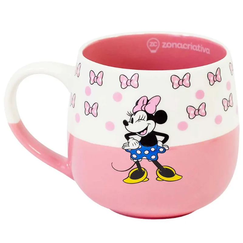 Caneca Maggie Minnie Mouse 400ml em Cerâmica Zona Criativa