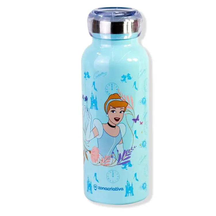 GARRAFA BUBBLE 500ML CINDERELA - Manaia Presentes
