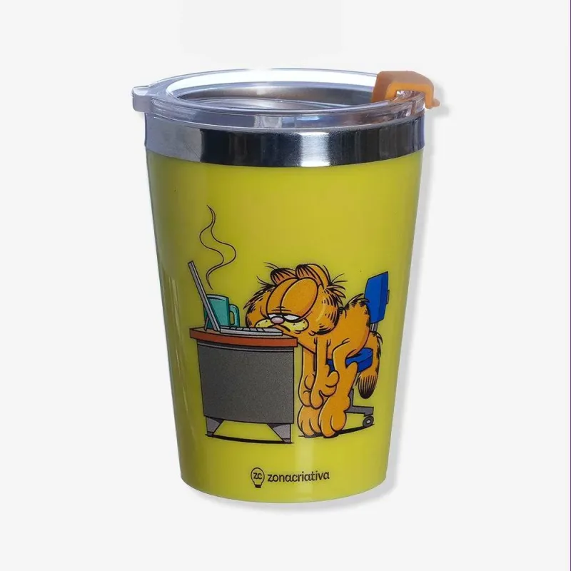 COPO SNAP 300ML GARFIELD TARDES - Manaia Presentes