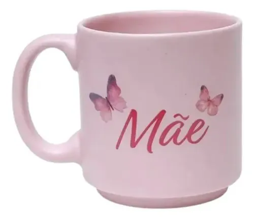 CANECA MINI TINA 100ML MAE A VIDA - Manaia Presentes