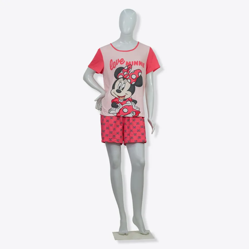 Pijama Verão Adulto Minnie Mouse - Disney GG