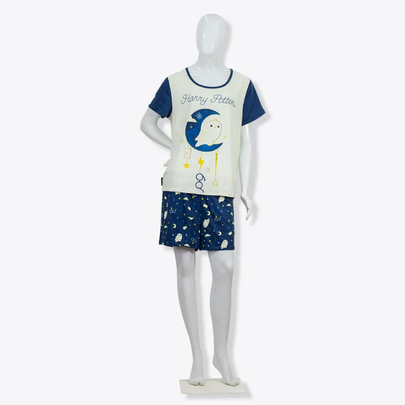 Pijama Verão Adulto Harry Potter GG