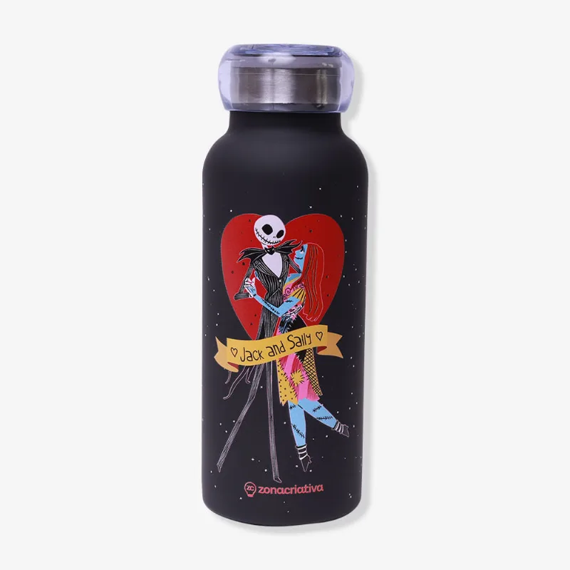 Garrafa Bubble Jack e Sally - O Estranho Mundo de Jack