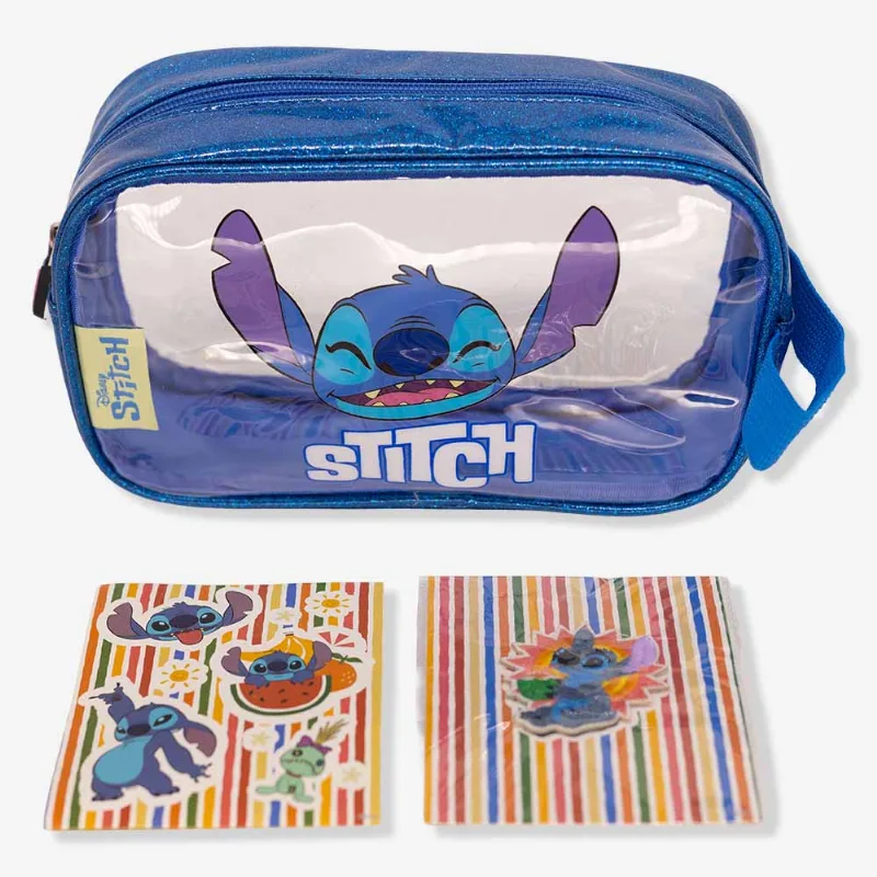 Necessaire com Adesivos Stitch - Disney