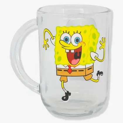 CANECA VERONA 300ML BOB ESPONJA - Manaia Presentes