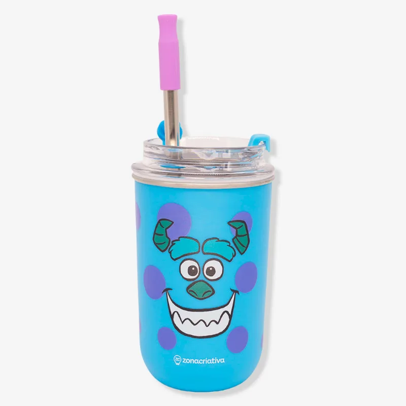 Copo Neo com Canudo Sullivan Monstros SA – Disney