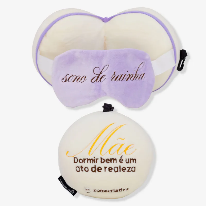 Máscara de Dormir com Almofada Mãe Encanto - Zonacriativa