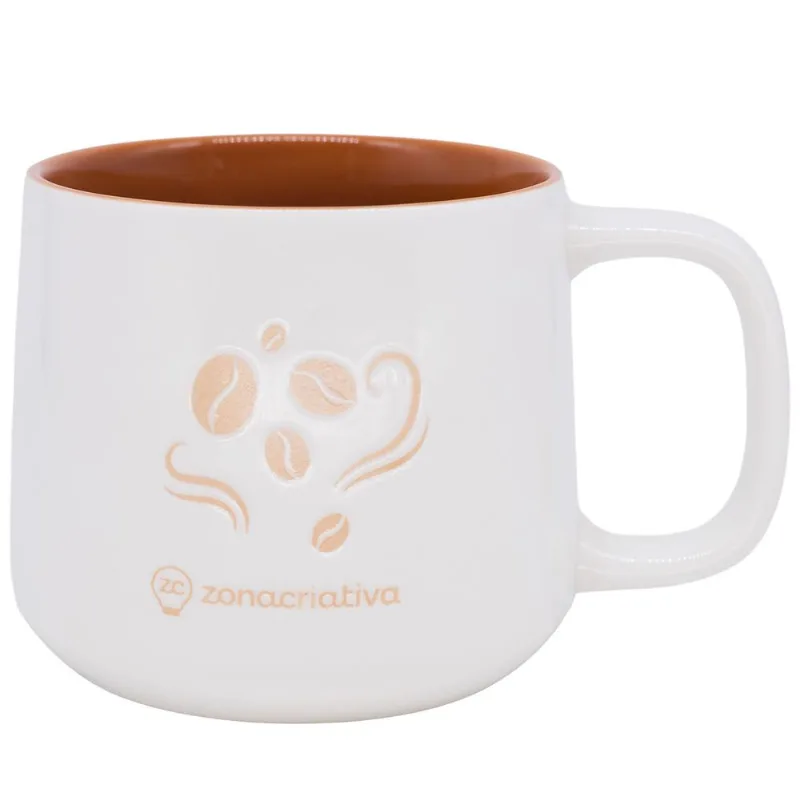 Caneca Office 500ml em Cerâmica Zona Criativa