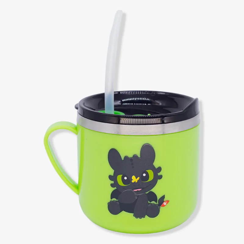 Caneca Flip Infantil Fúria da Noite – Como Treinar seu Dragão