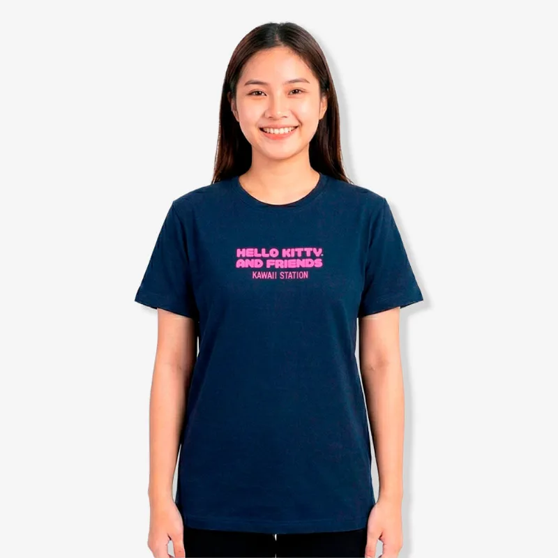 Camiseta Kawaii Station Hello Kitty Azul GG