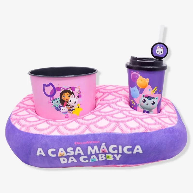 Kit Pipoca Infantil A Casa Mágica da Gaby