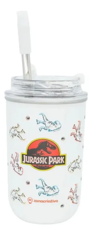 COPO NEO 300ML JURASSIC PARK - Manaia Presentes