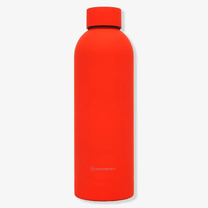 Garrafa Térmica Max Emborrachada 500ml Vermelho – Zonacriativa