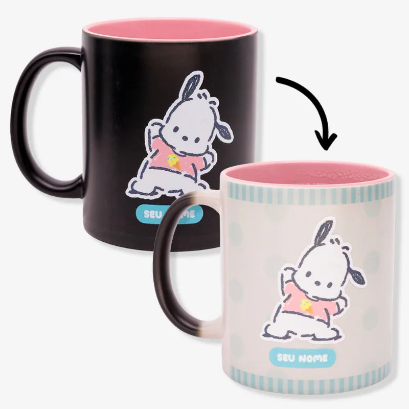 Caneca Mágica Personalizada Pochacco - Hello Kitty