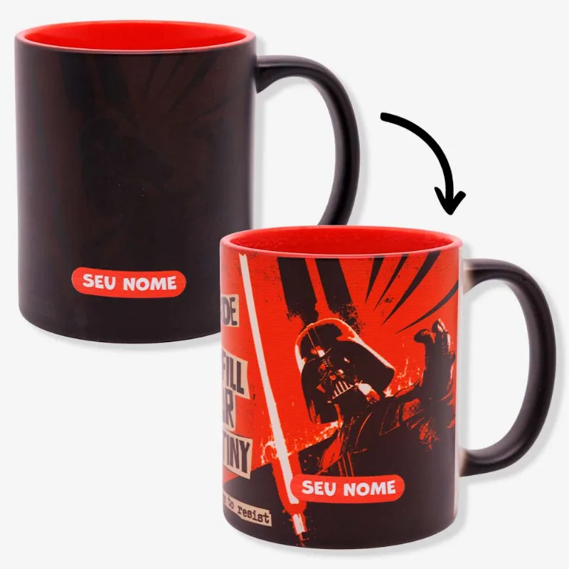 Caneca Mágica Personalizada Dark Side - Star Wars