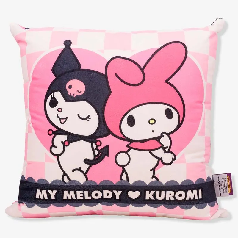 Almofada 40x40 My Melody e Kuromi – Hello Kitty