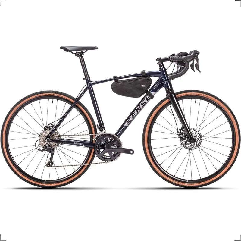 Bicicleta Gravel Sense Versa Gr Comp Shimano Sora 18v 55 / Azul