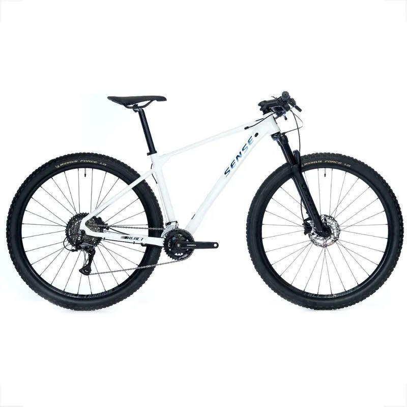 Bicicleta Aro 29 Mtb Sense React Sport 2025 Freio Hidráulico 2x8 Velocidades 17 / Branco