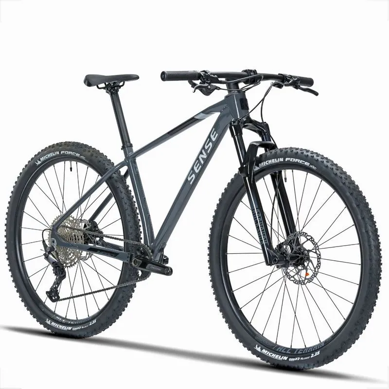 Bicicleta Aro 29 Sense Impact Comp 2025 Shimano Deore 12V Rock Shox 17 / Cinza