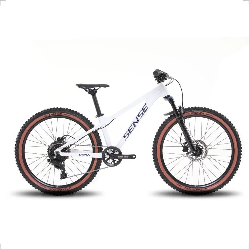 Bicicleta Infantil Sense Grom Race G2 Aro 24 Shimano 10v Único / Branco Azul