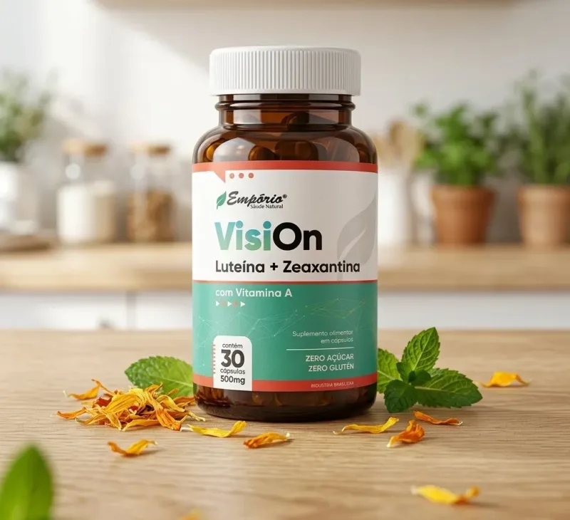 VisiOn Luteína + Zeaxantina + Vitamina A 500mg 30 Cápsulas