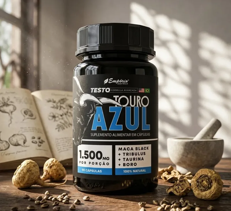 Touro Azul 1500mg 90 Cápsulas