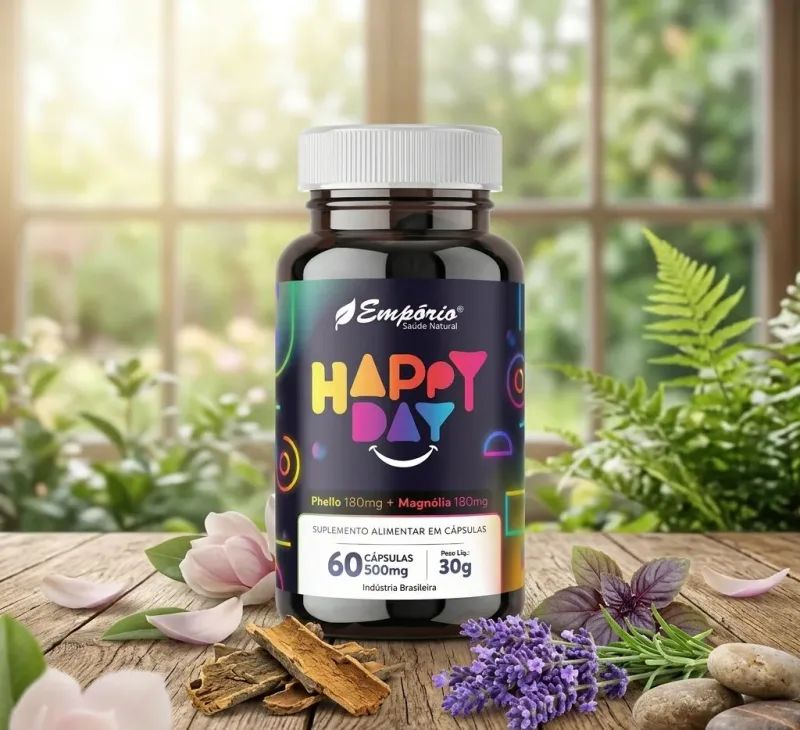 Happy Day 500mg 60 Cápsulas