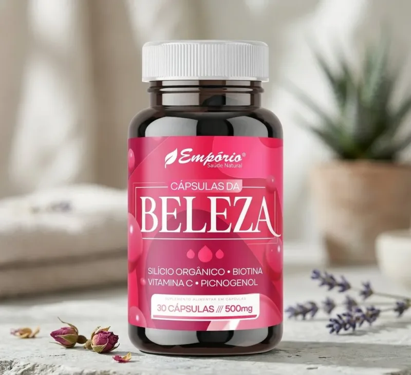 Cápsulas da Beleza 500mg 30 Cápsulas