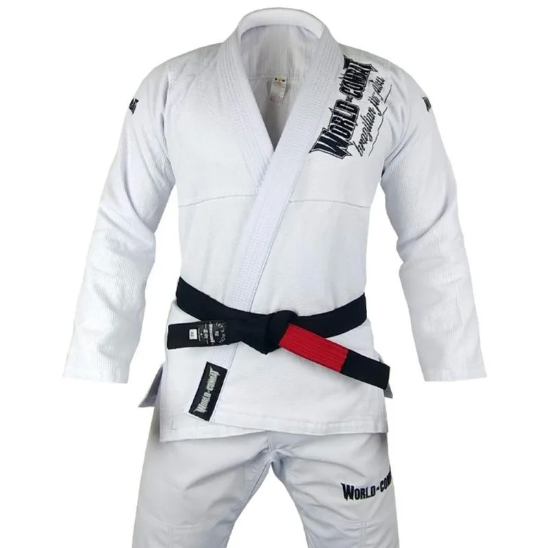 Kimono World Combat Bjj Branco A2