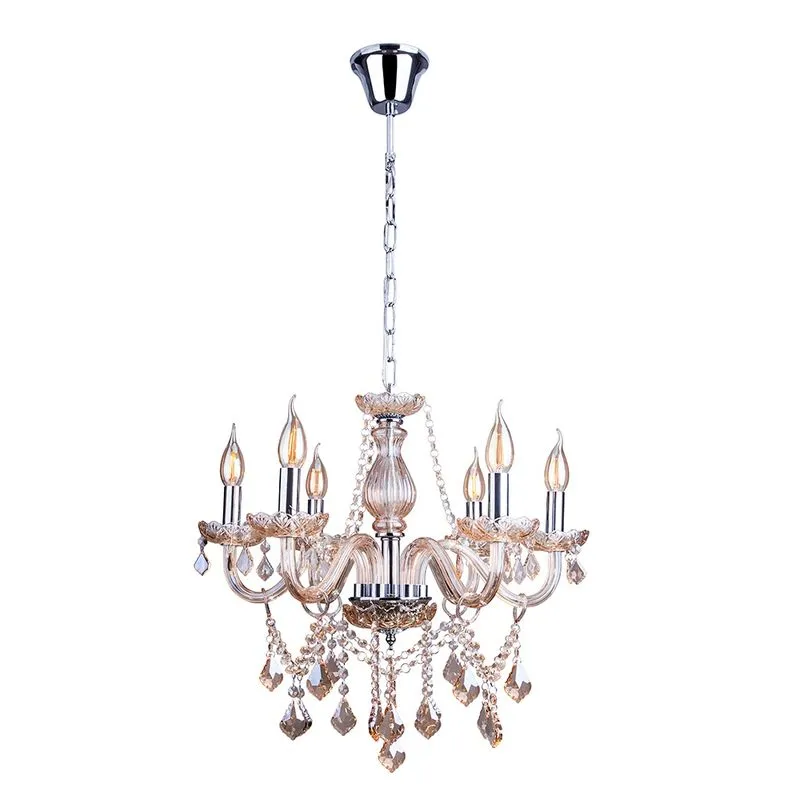 Lustre Pendente Candelabro France Nice 6 lâmpadas E14 Bivolt
