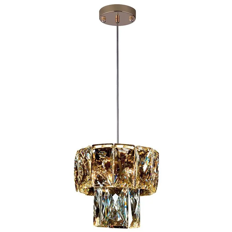 Lustre Pendente Sala de Jantar Quarto Cristal Legítimo Mini Fasano 21CM Bivolt