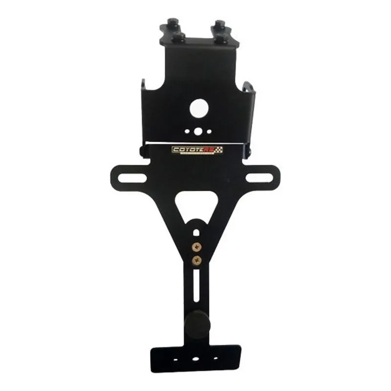 Suporte De Placa Coyote Preto - Fazer 250 2018 em Diante - Yamaha