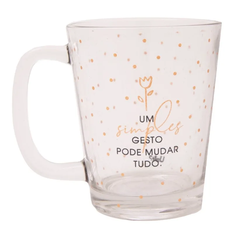 Caneca De Vidro Basic - Simples - O Produto Perfeito Para Voce
