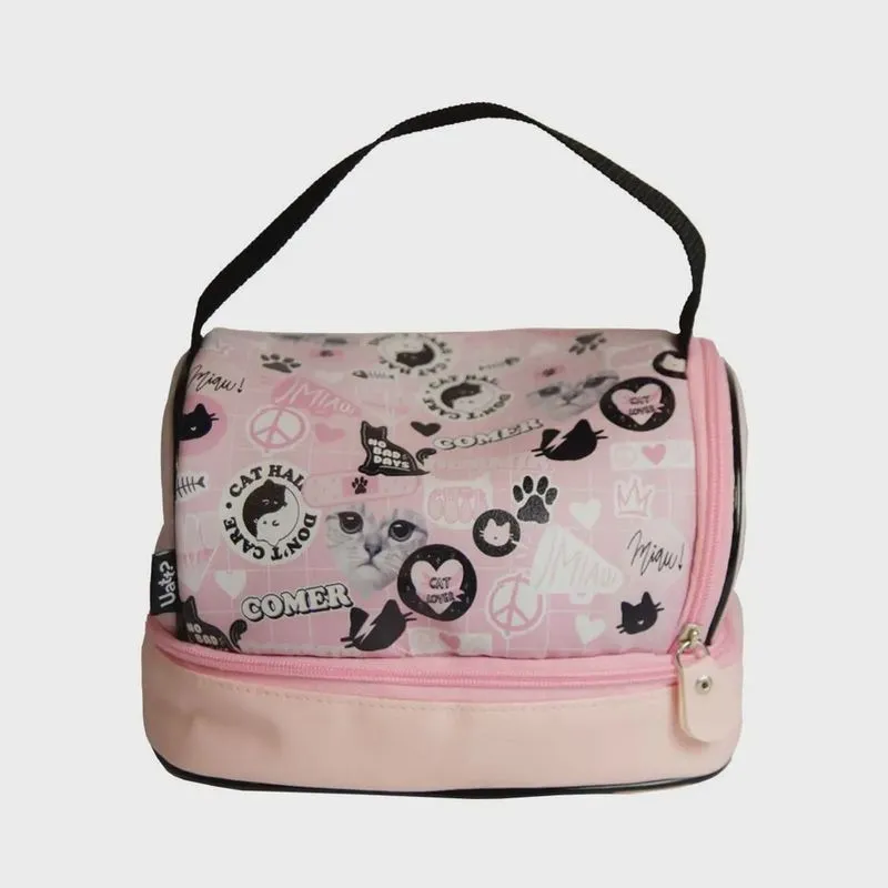 Bolsa termica fofura - gatinha sticker uatt