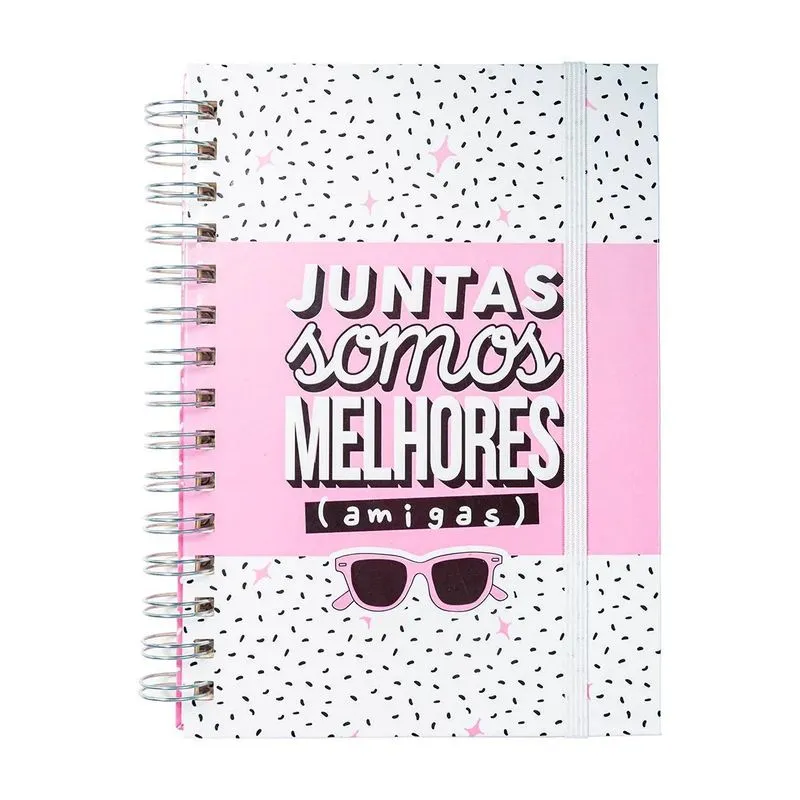 Planner Semanal Agenda Permanente Uatt Melhores Amigas Rosa