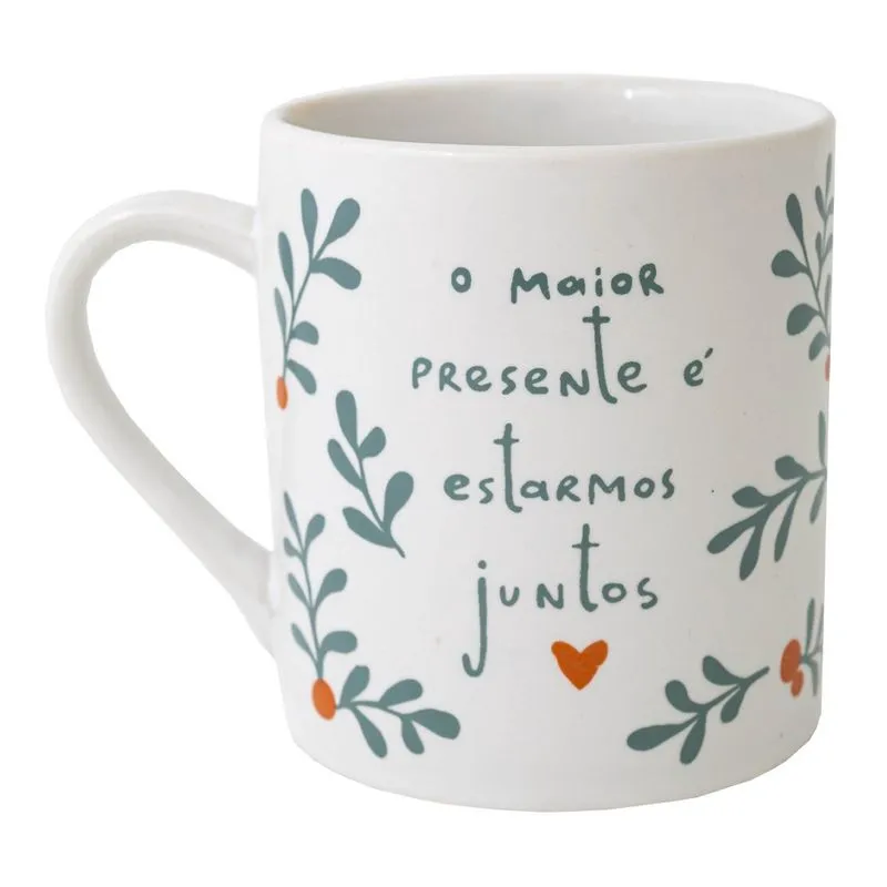 Caneca cerâmica 300ml - naturals celebrar juntos uatt