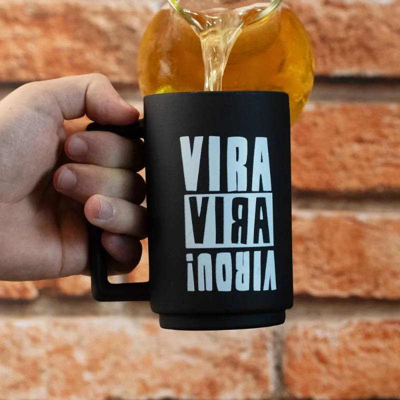Caneca To Bem Bebado 320ml Jateado - Vira Vira Virou!