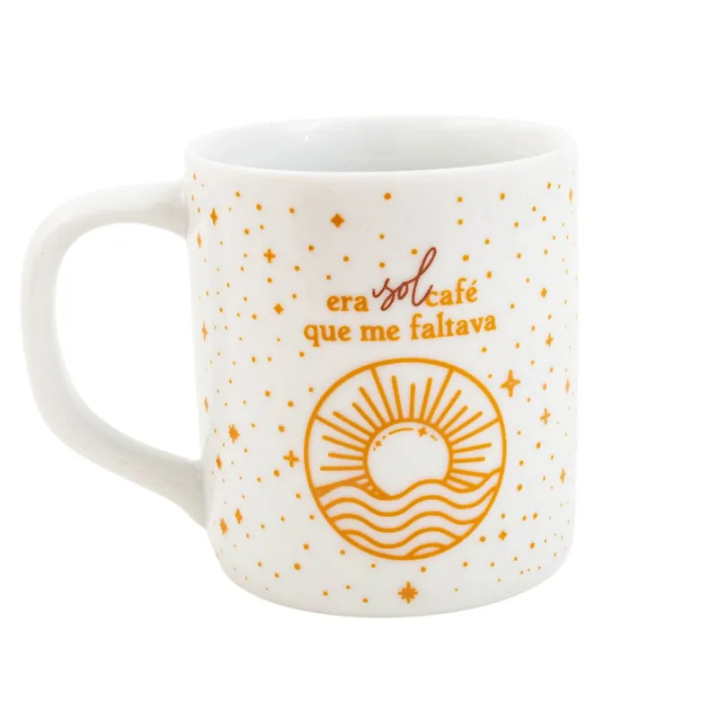 Caneca De Cerâmica 300ml - Meu Lugar Ao Sol